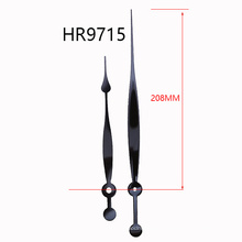 Good Quality Hr9715 208 mm Black Spade Clock Pointer Wall Clock Parts